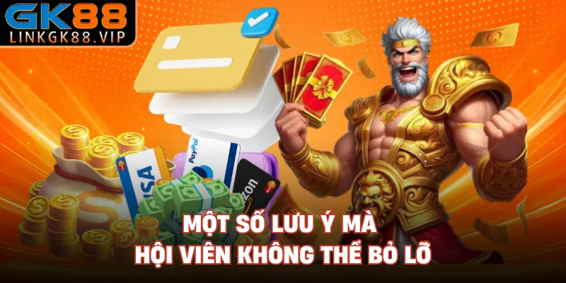 Một số lưu ý mà hội viên không thể bỏ lỡ