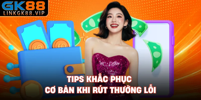 Tips khắc phục cơ bản khi rút thưởng lỗi
